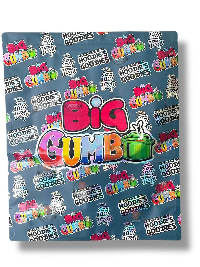 Gumbo Worm Mylar Bag (Large) 1 LBS - 16OZ (454g) Pound Bag