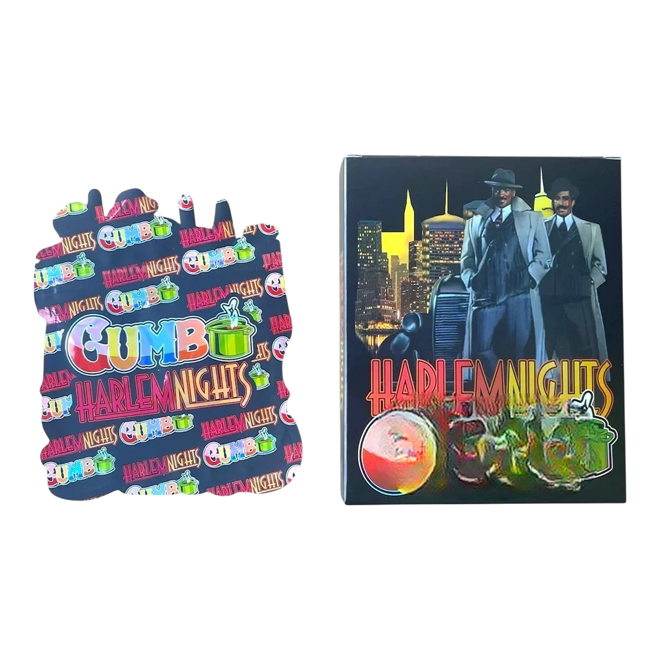 Harlem Nights Gumbo Mylar Bag with Box 3.5 Grams