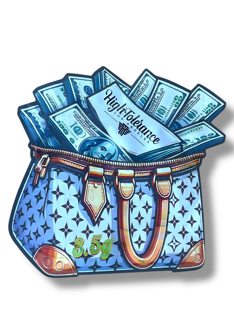 High Tolerance $100 Mylar Bag 3.5g shape bag Money Bag