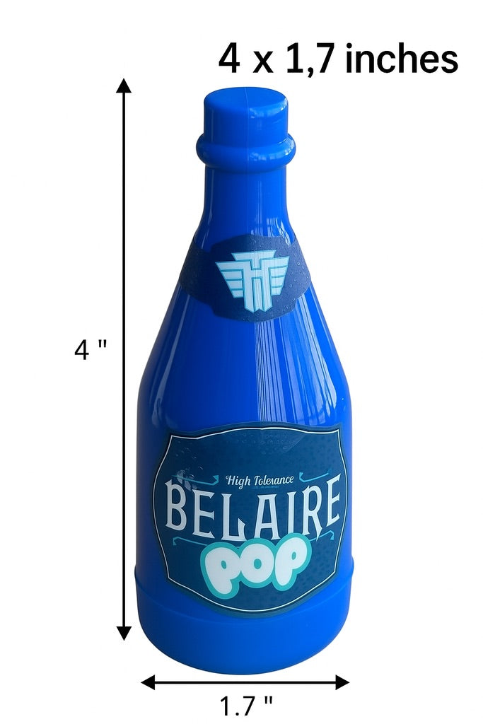 High Tolerance Belaire POP 3.5 g Plastic White color Bottle Container