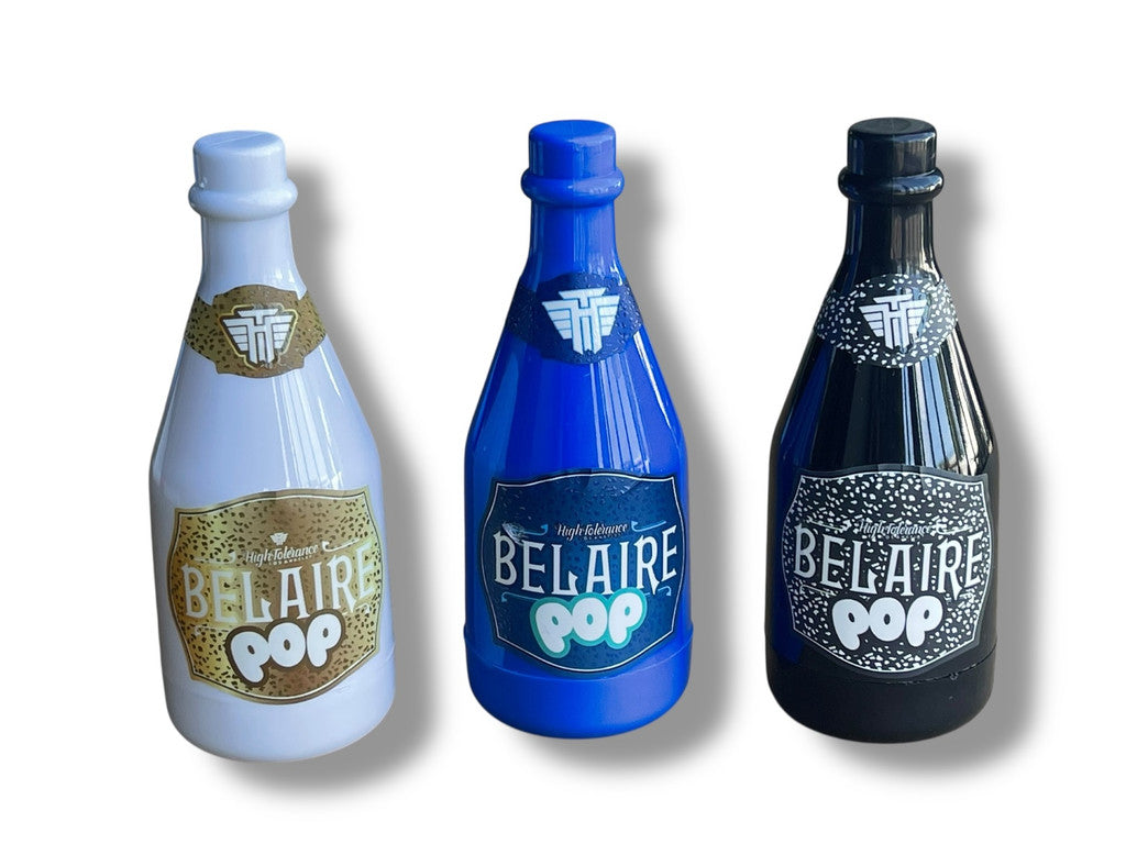 High Tolerance Belaire POP 3.5g Plastic Black color Bottle Containers
