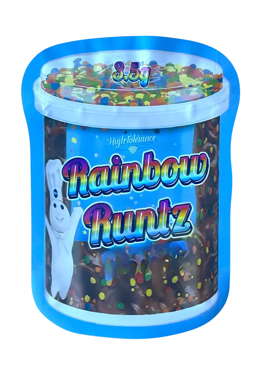 High Tolerance Rainbow Runtz Mylar Bag 3.5 Grams