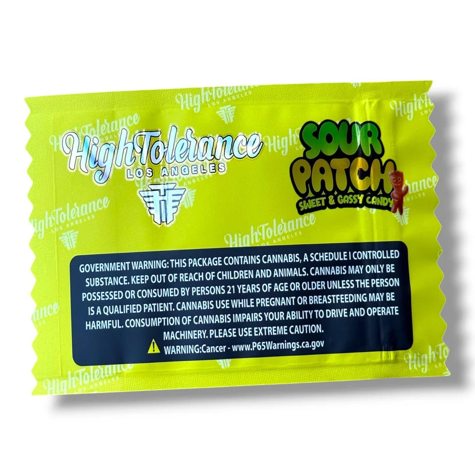 High Tolerance Sour Patch Mylar Bag 3.5 G