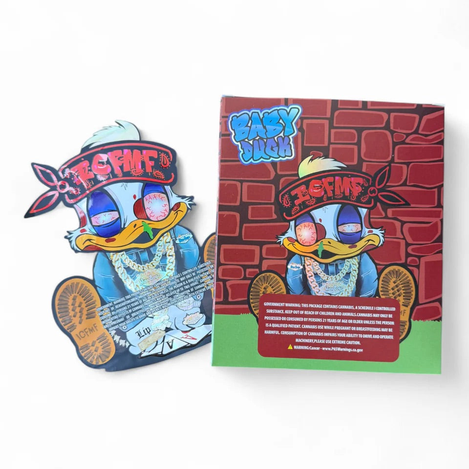 ICFMF Baby Duck Mylar Bag with Box 3.5 Grams