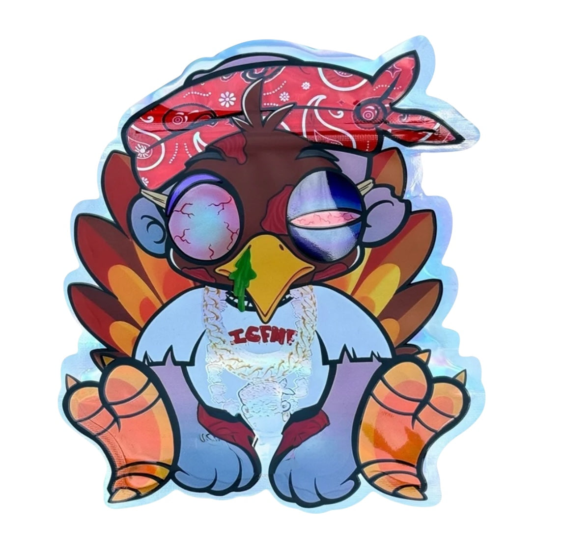 ICFMF Turkey Mylar Bag with Box 3.5 Gram