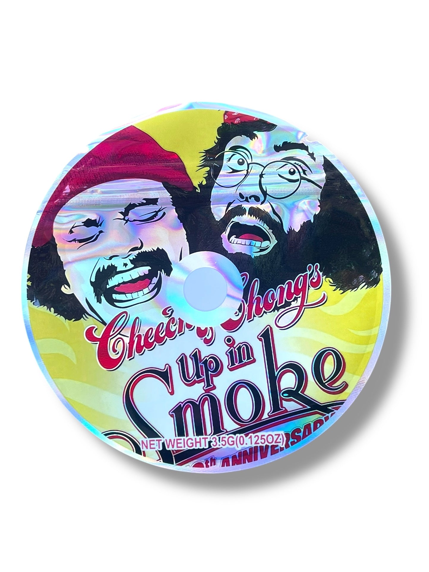 Cheech & Chong's Up in Smoke DVD Cases with Mylar bags 3.5g