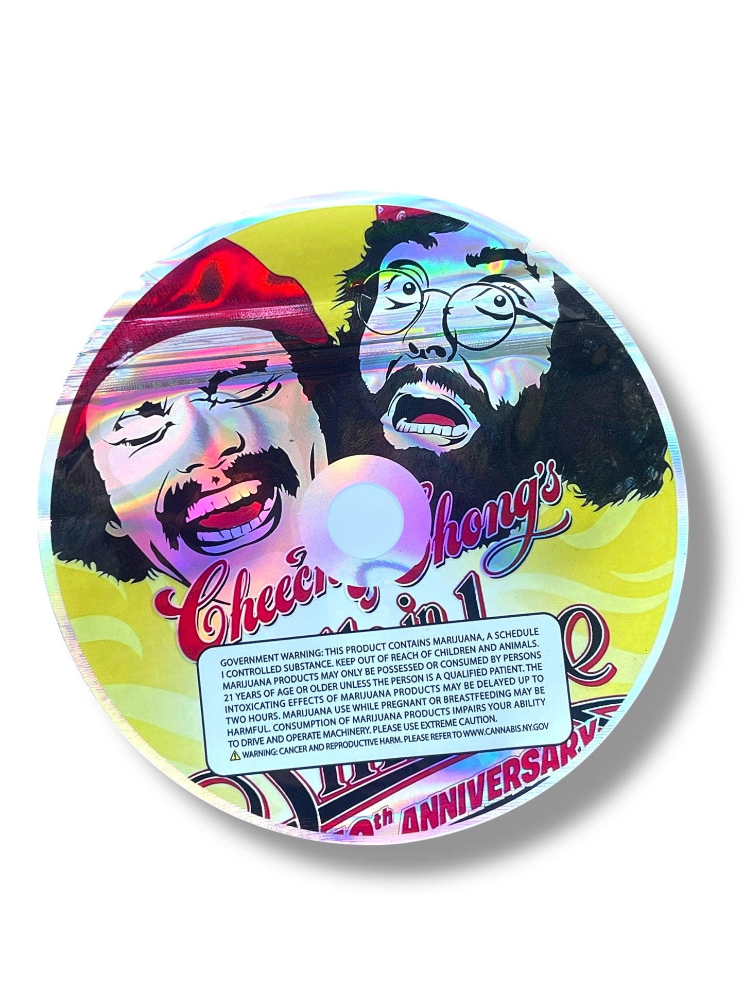 Cheech & Chong's Up in Smoke DVD Cases with Mylar bags 3.5g