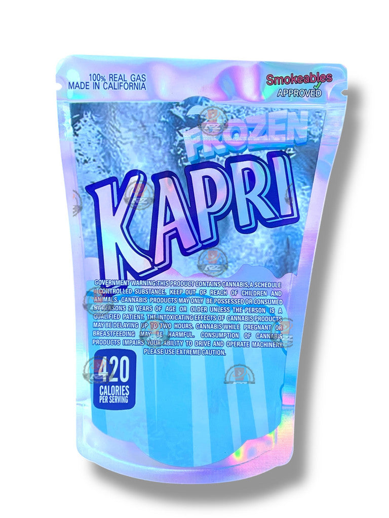 Kapri Frozen Mylar Bag 3.5g shape bag