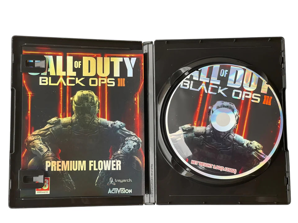 Call of Duty Black Ops 3 DVD Cases With Mylar Bag 3.5 Grams