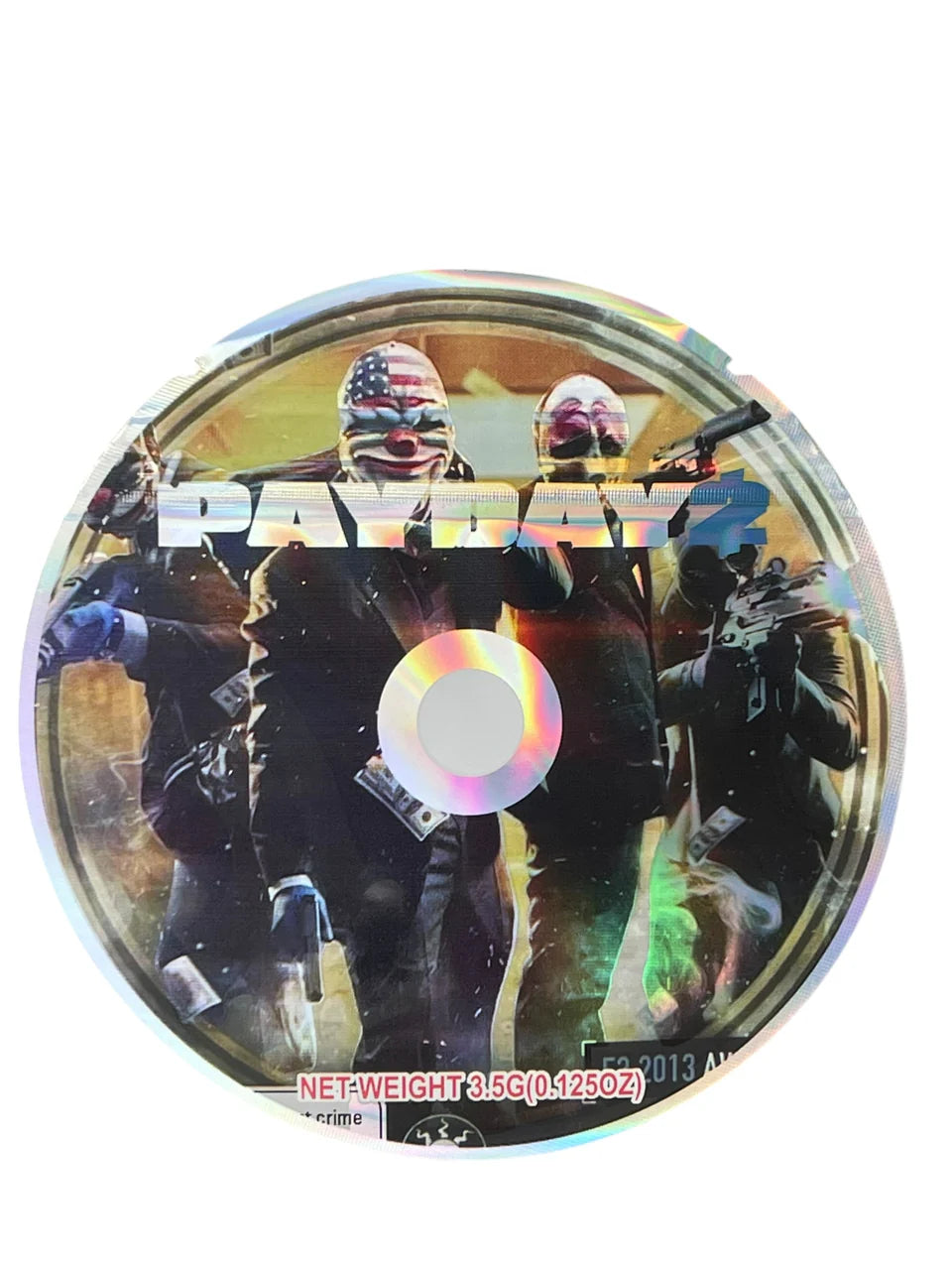 Payday 2 DVD Cases With Mylar Bag 3.5 Grams