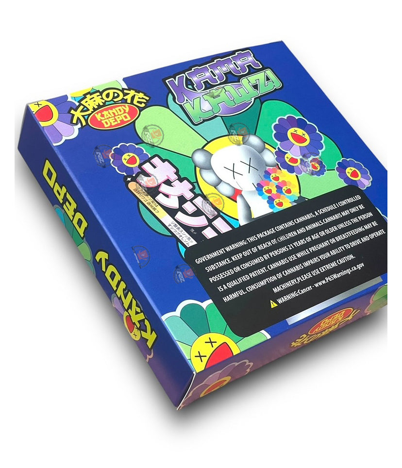 Kandy Depo Kama Kawzi Mylar Bags with Boxes 3.5g Box Packaging Holographic