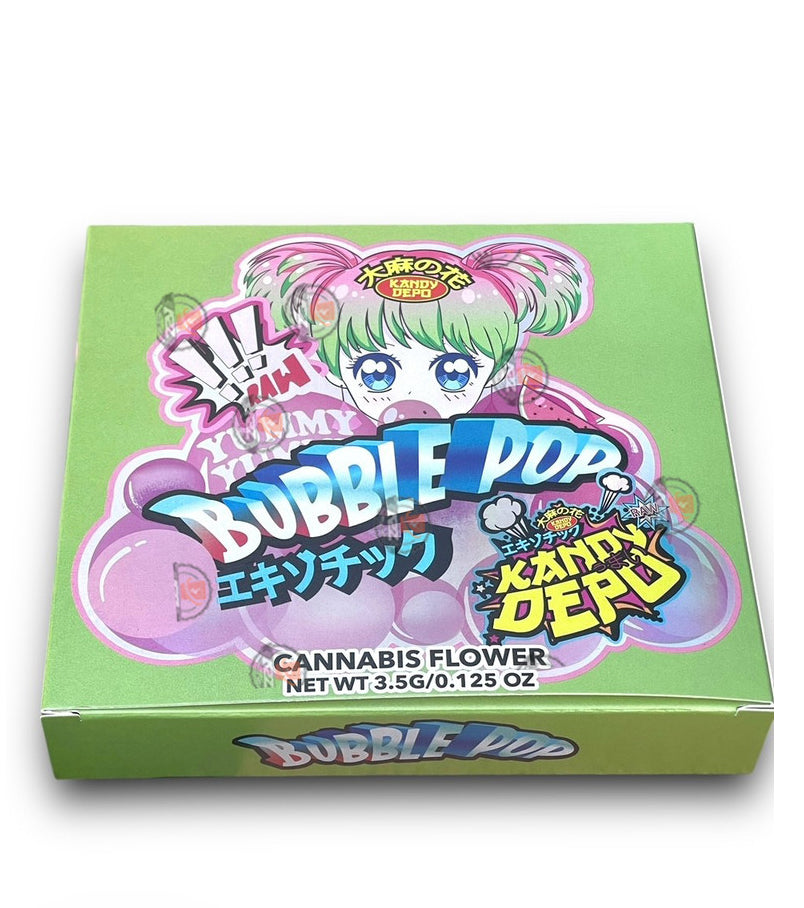 Kandy Depo Bubble POP Mylar Bags with Boxes 3.5g Box Packaging Holographic