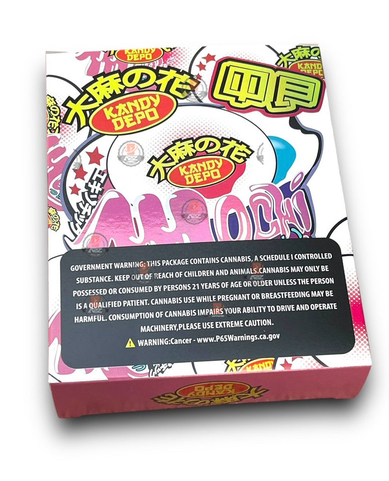 Kandy Depo Mochi Mylar Bags with Boxes 3.5g Box Packaging Holographic