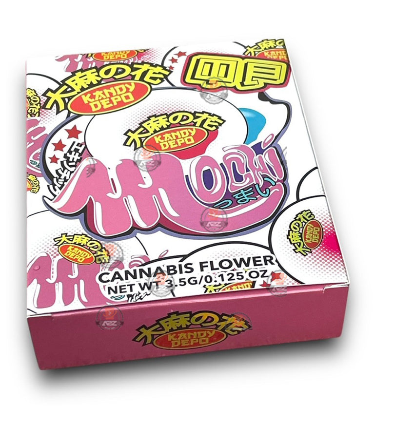 Kandy Depo Mochi Mylar Bags with Boxes 3.5g Box Packaging Holographic