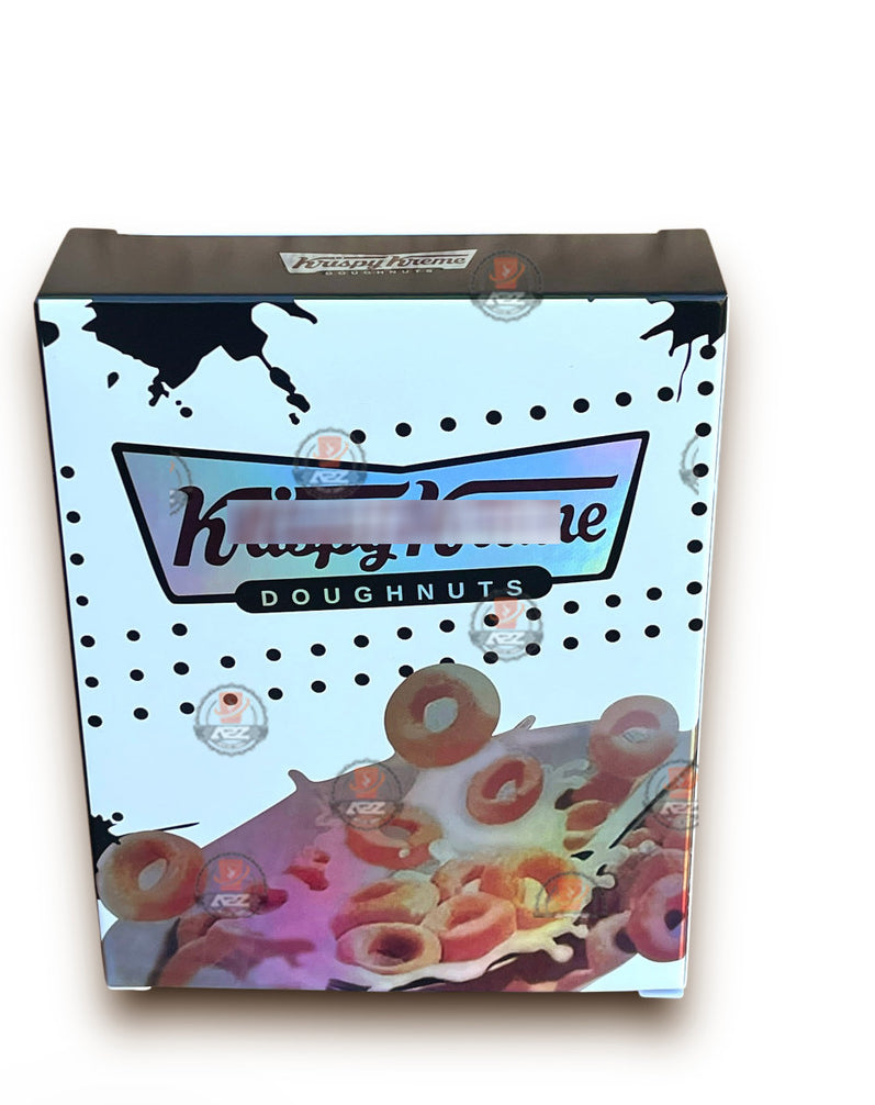 K Kreme Mylar Bags with Boxes 3.5g Box Packaging Holographic