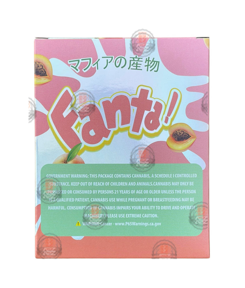 Fanta Peaches & Cream Mylar Bags with Boxes 3.5g Box Packaging Holographic