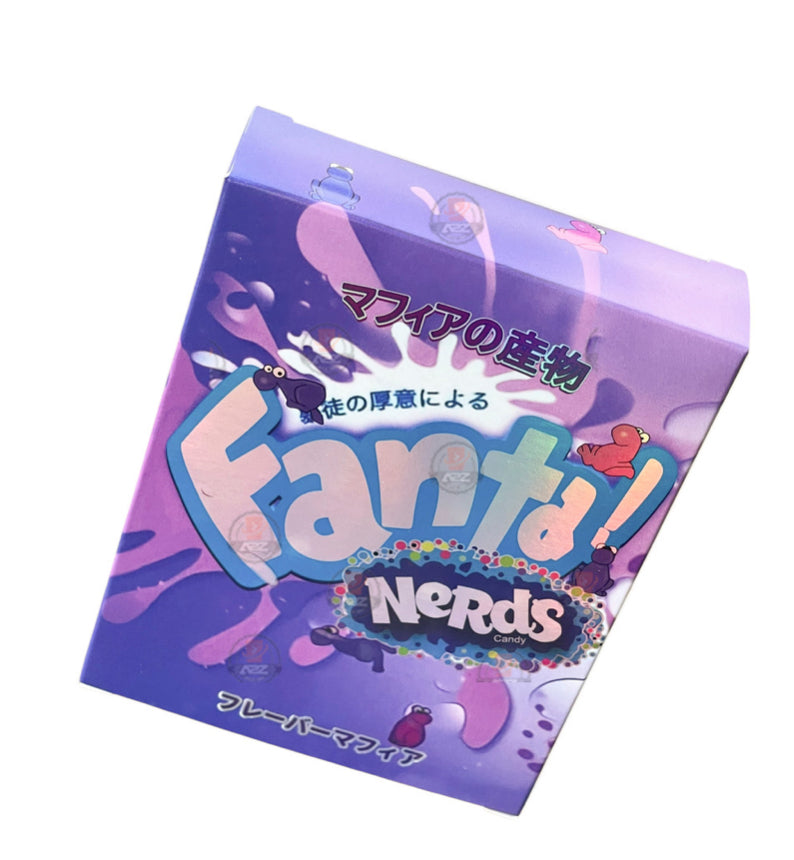 Fanta Nerds Candy Mylar Bags with Boxes 3.5g Box Packaging Holographic