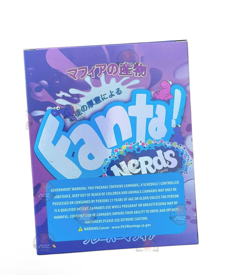 Fanta Nerds Candy Mylar Bags with Boxes 3.5g Box Packaging Holographic