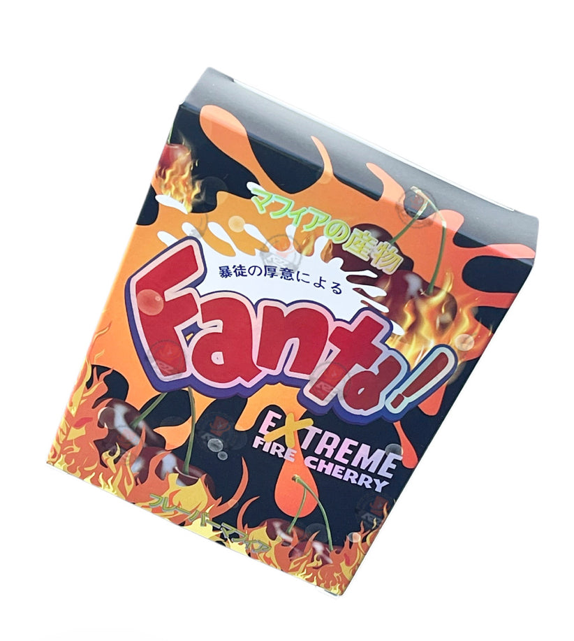Fanta Extreme Fire Cherry Mylar Bags with Boxes 3.5g Box Packaging Holographic