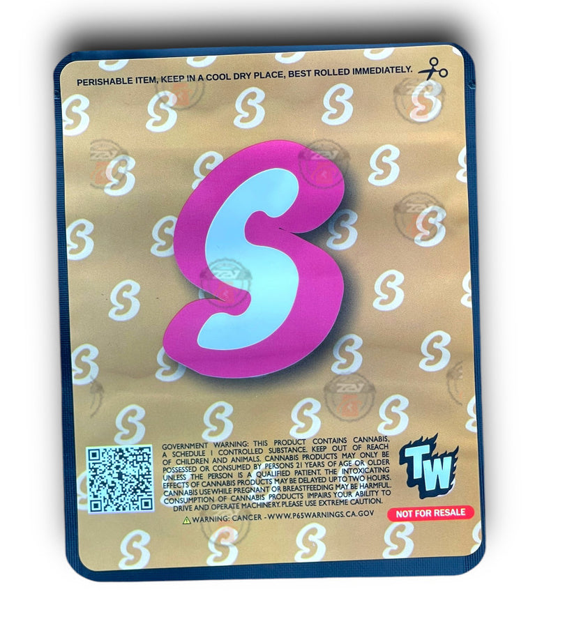 Sprinklez Cookie Crumble Sundae 3.5G Mylar Bags -With stickers and label