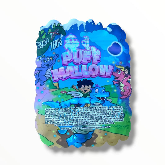 PUFF MALLOW DRAGON TERPS 3.5G MYLAR  BAGS