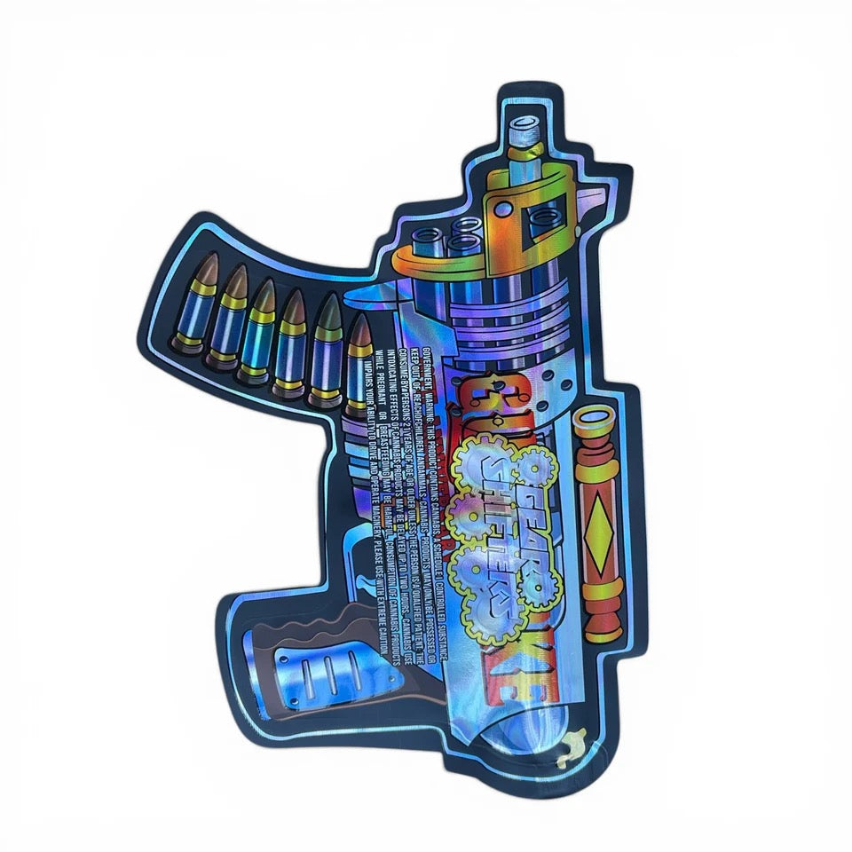 Gun Smoke Mylar Bag 3.5 Grams