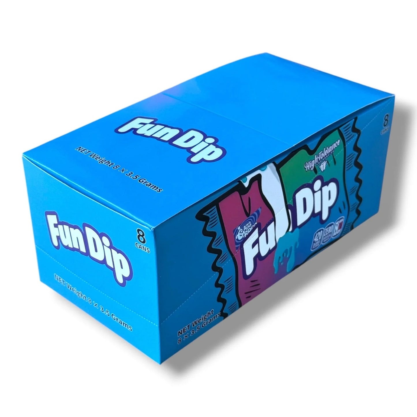 FUN DIP HIGH TOLERANCE 3.5G CANS - 8 CANS IN BOX