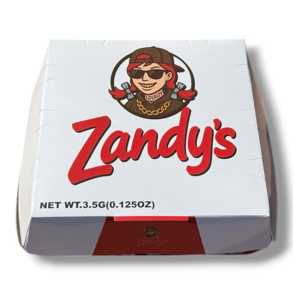 ZANDY'S DAZED DOUBLE MYLAR BAGS WITH BOXES 3.5G BOX PACKAGING
