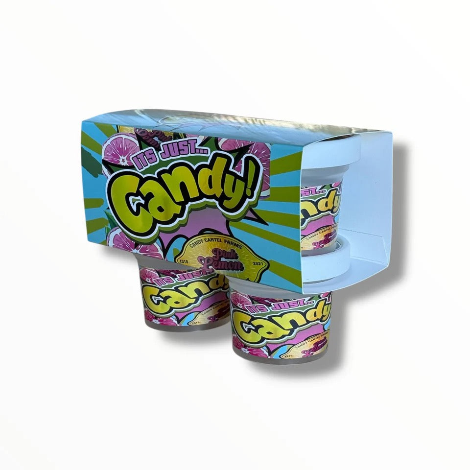 It's Just Candy Pink Lemon Ice Cream Jars