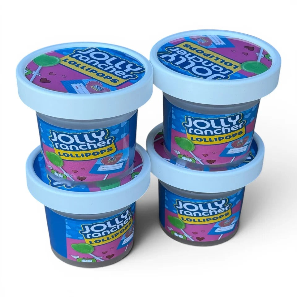 Jolly Rancher Lollipops Ice Cream Jars Plastic Container 