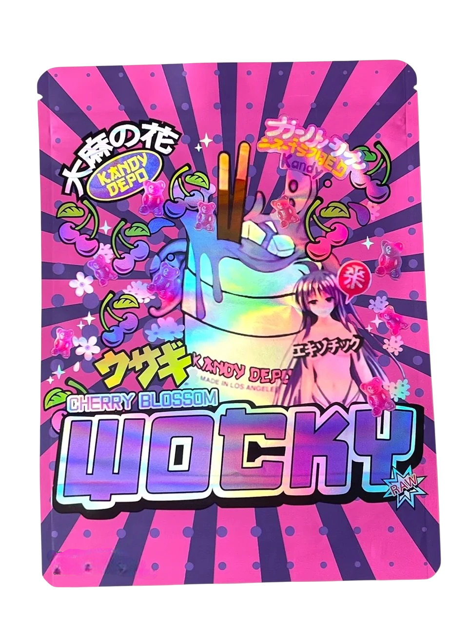 Kandy Depo Cherry Blossom Wocky Mylar Bag 1 Ounce