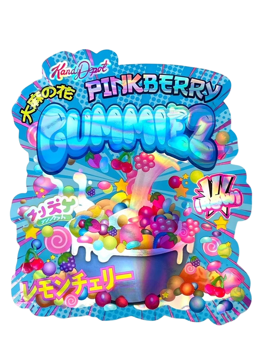 Kandy Depo Pink Berry Gummiez Mylar Bag 3.5 Grams