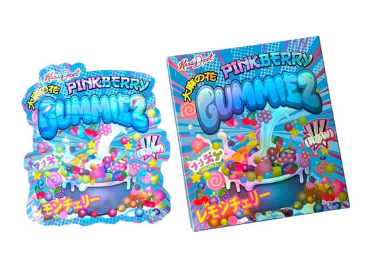 Kandy Depo Pinkberry Gummiez Mylar Bag with Box 3.5 Grams