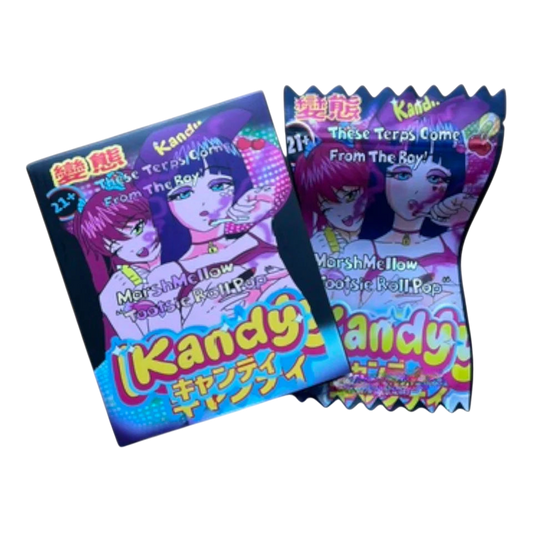 Kandy Tootsie Roll Pop Mylar Bag with Box 3.5 Grams