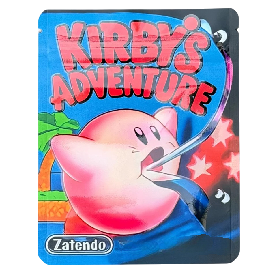 Kirby's Adventure Mylar Bag 3.5 Grams