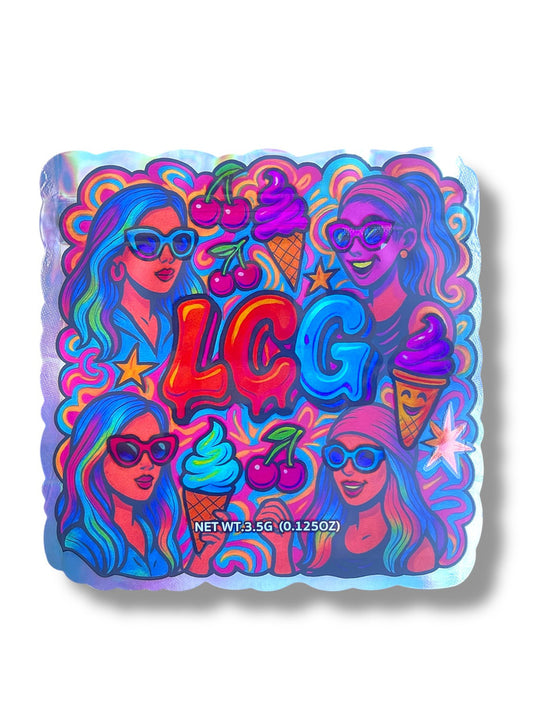 LCG Lemon Cherry Gelato Mylar Bag 3.5g 