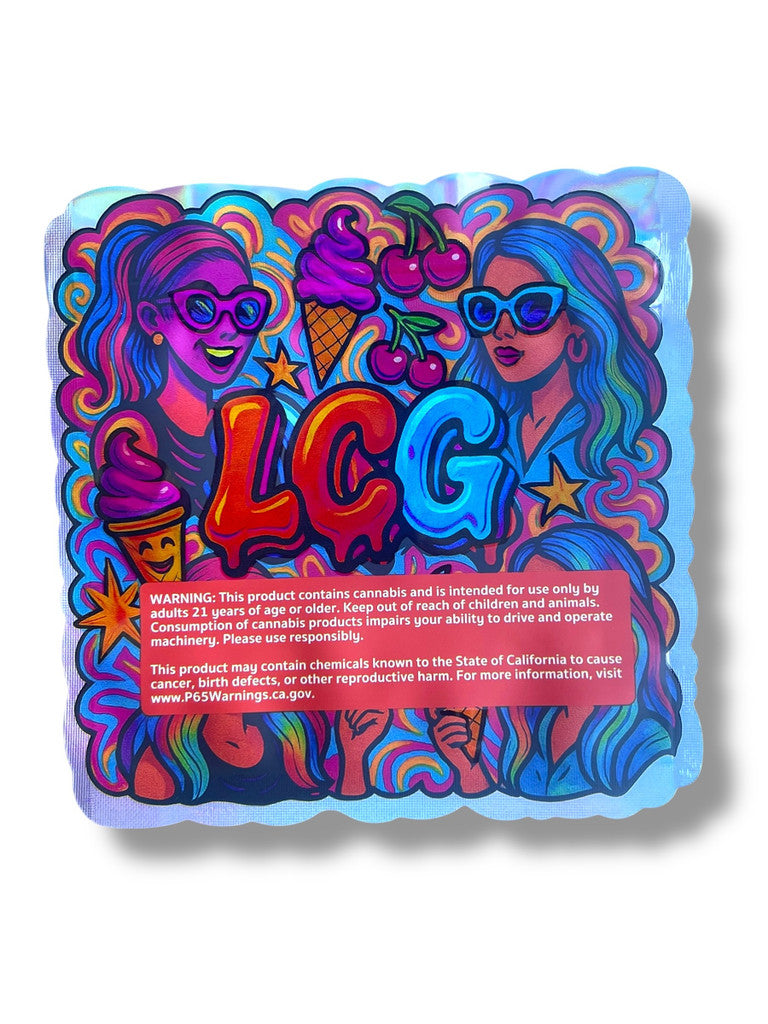 LCG Lemon Cherry Gelato Mylar Bag 3.5grams