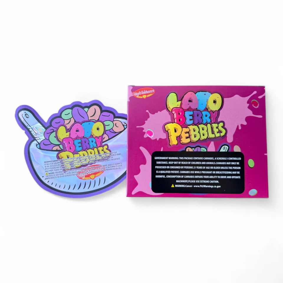 Lato Berry Pebbles Mylar Bag with Box 3.5 Grams
