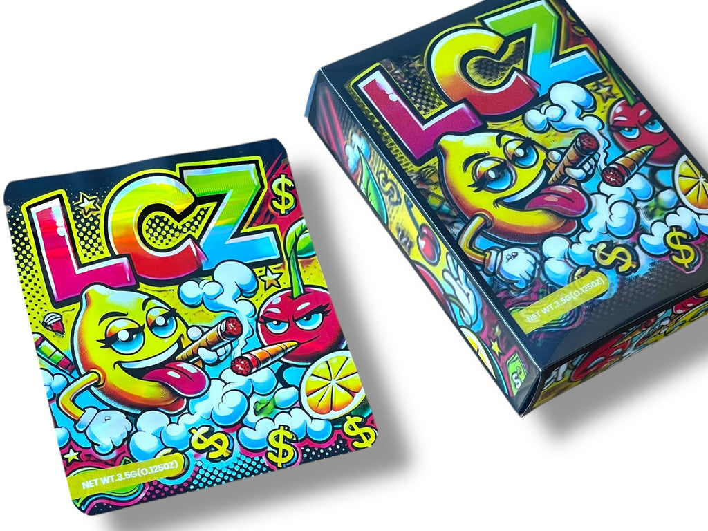 Lemon Cherry LCZ 3D Box and Bags 3.5g Box Packaging Holographic 
