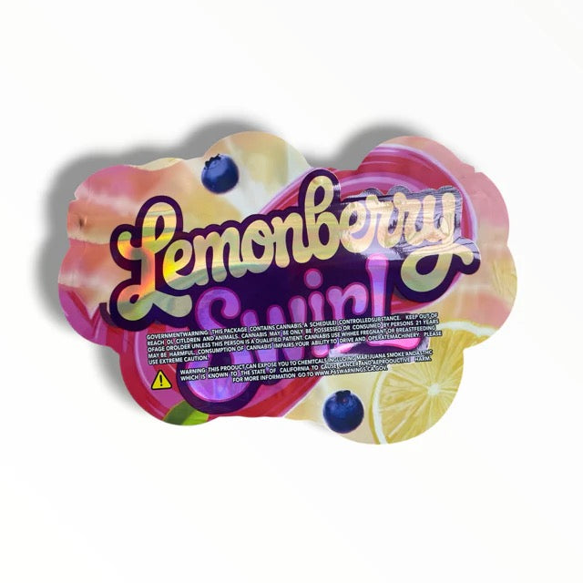 Lemon Swirl Mylar Bag 3.5 G