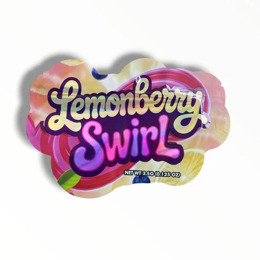 Lemon Swirl Mylar Bag 3.5 Grams