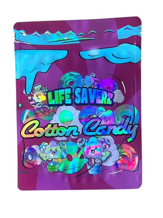 Life Savers Cotton Candy Mylar Bag 1 Ounce