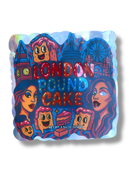 London Pound Cake Mylar Bag 3.5g 