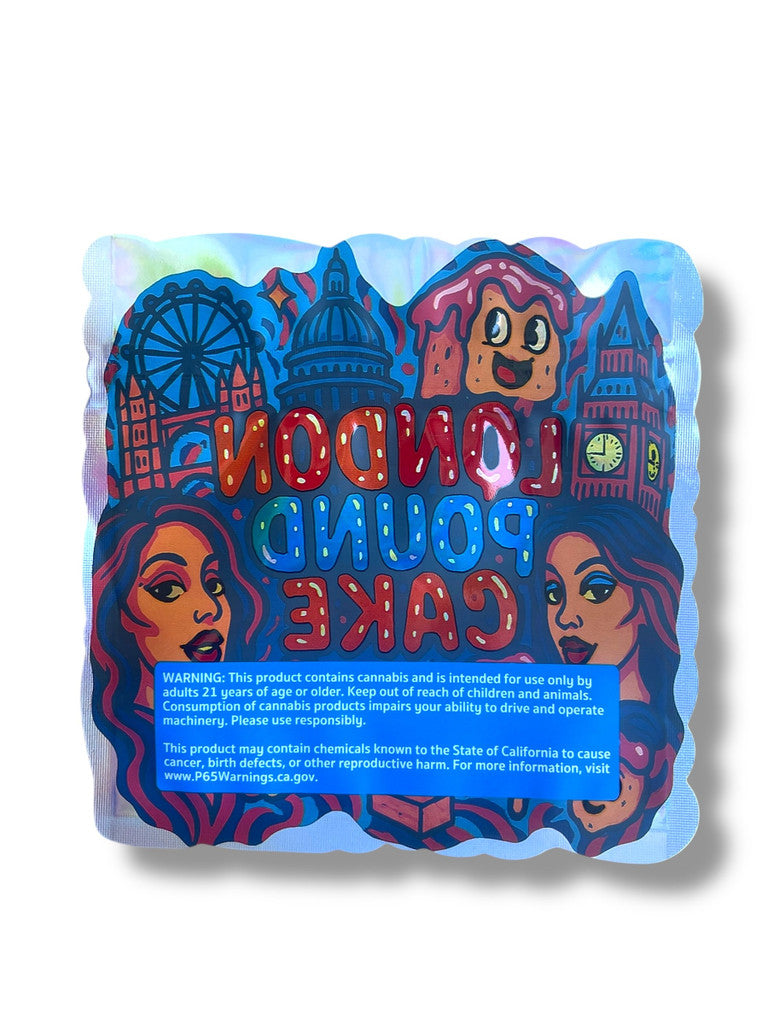 London Pound Cake Mylar Bag 3.5grams