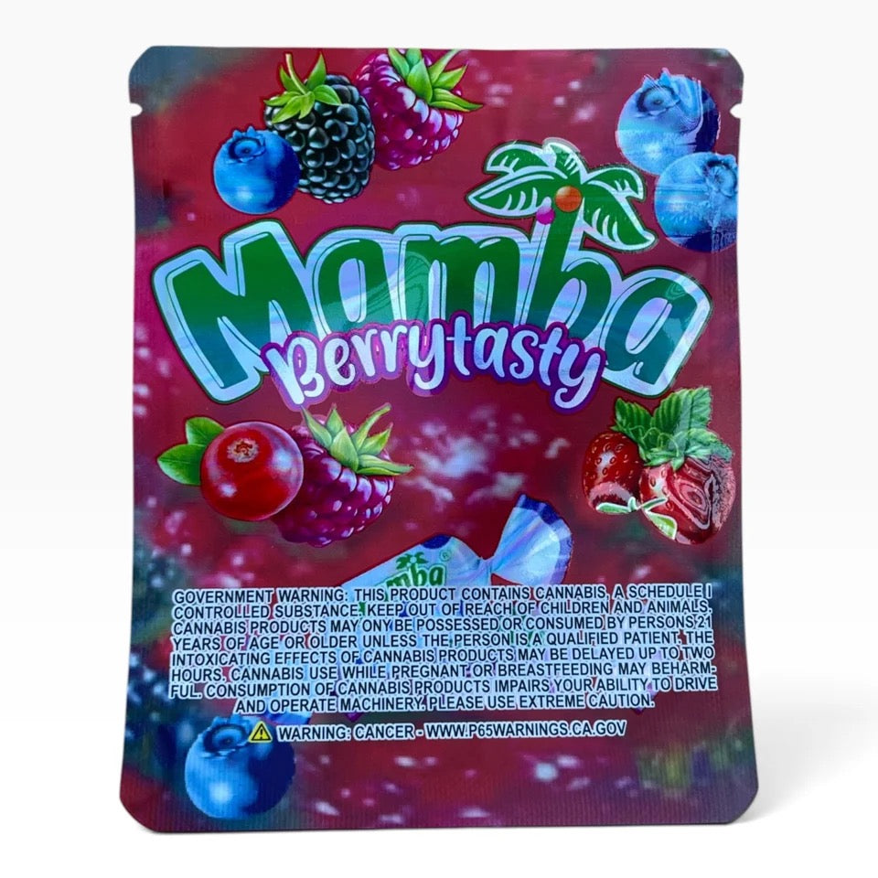 Mamba Berry Tasty Mylar Bag 3.5 G