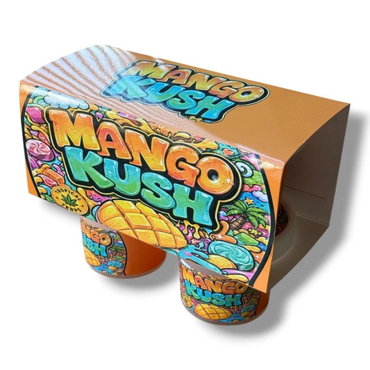 Mango Rush Ice Cream Jars Plastic Container 3.5 Grams