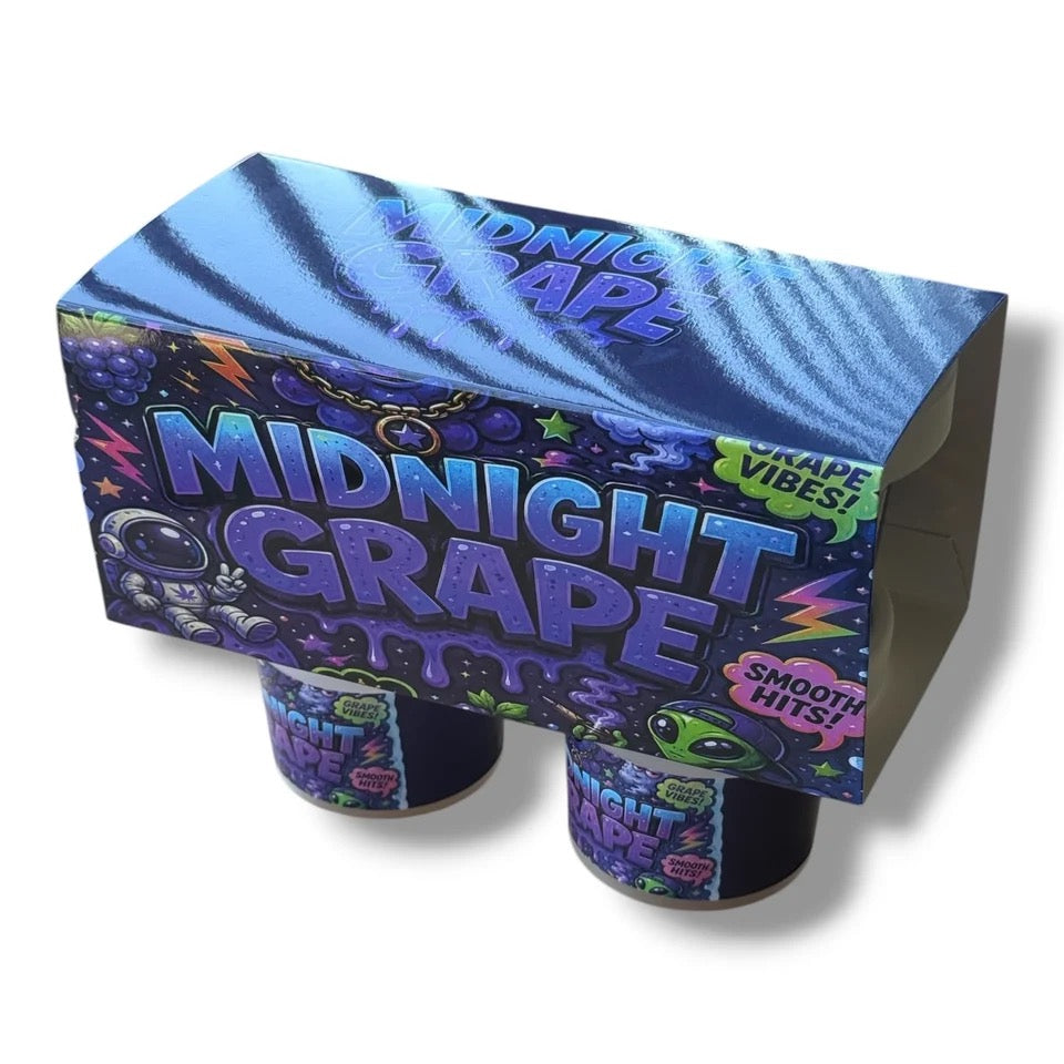 Midnight Grape Ice Cream Jars Plastic Container 3.5 Grams