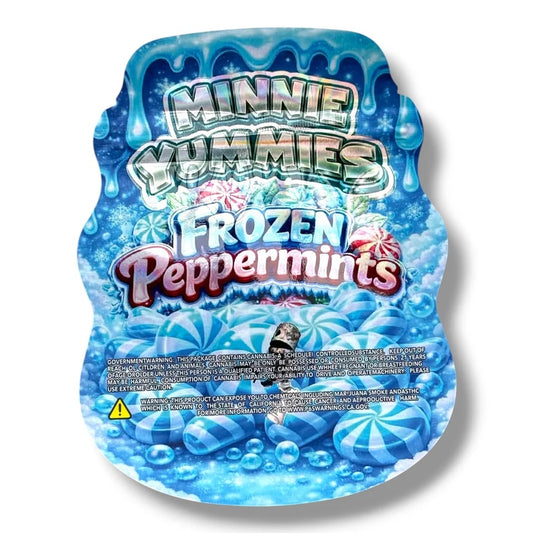 Minnie Yummies Frozen Peppermints Mylar Bag 3.5 G