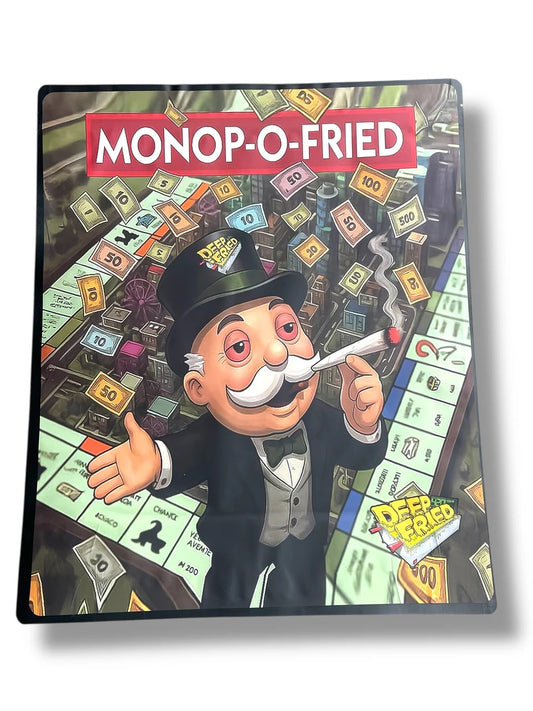 Monop-O-Fried Sticker Mylar Bag 1 Ounce