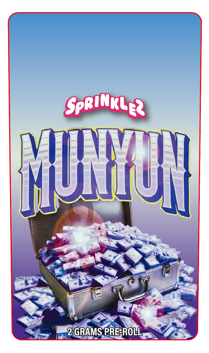 Munyum 2 Gram Pre-Roll Holographic Labeling/Stickers Only